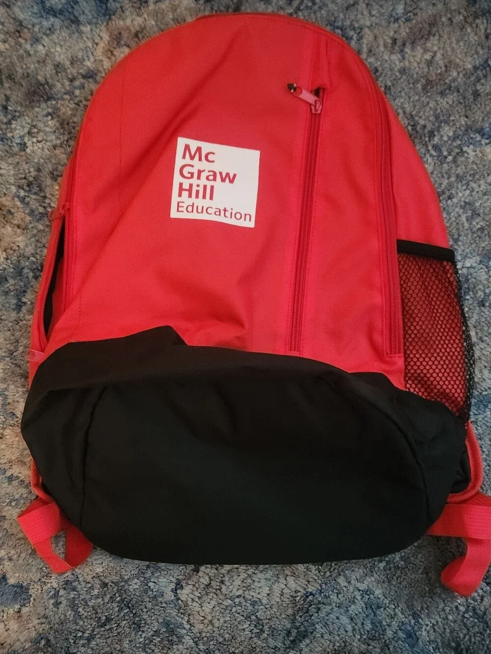 McGraw Hill Red and Black Backpack